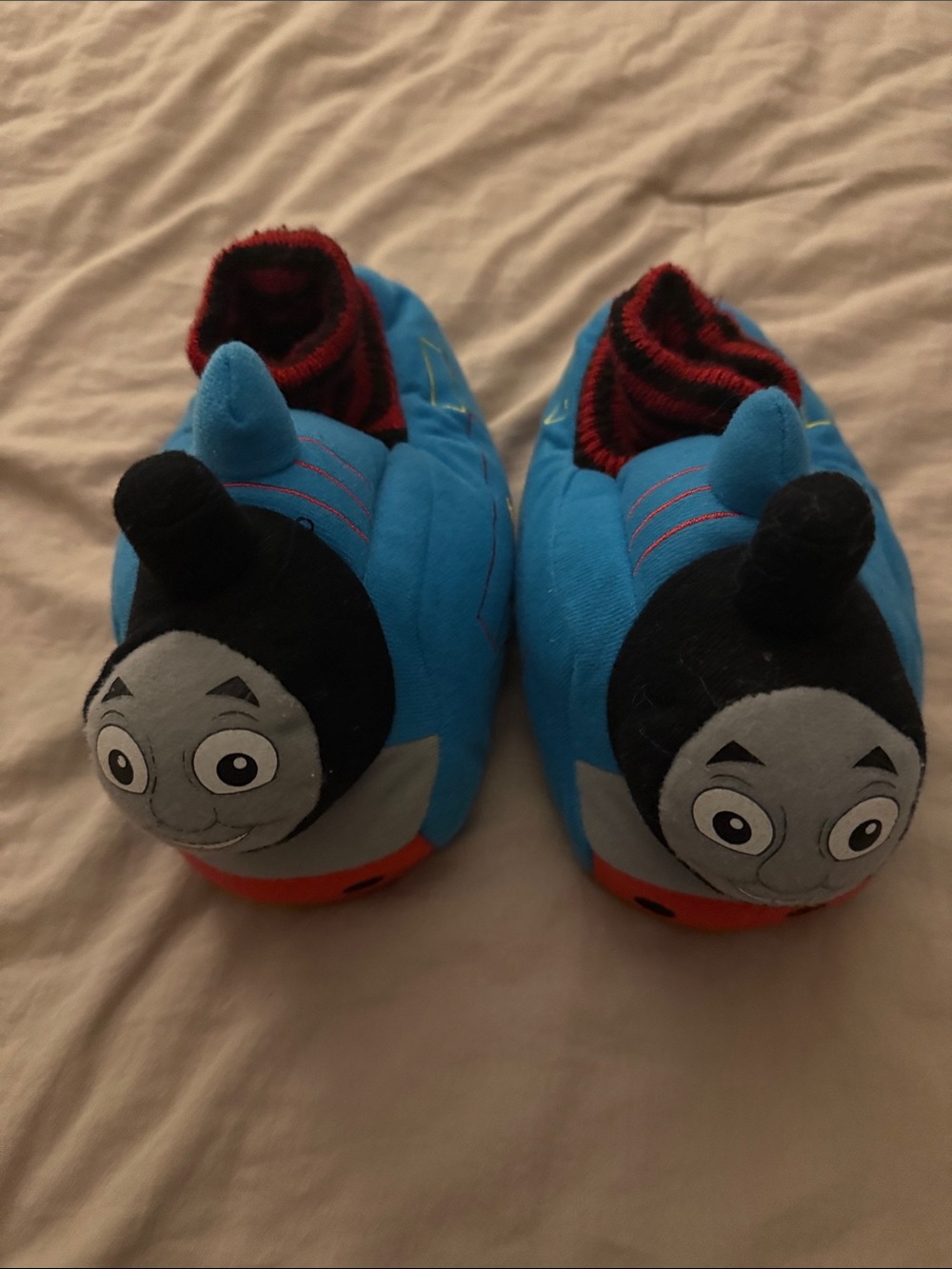 Blue Thomas the Tank Engine Kids One-Piece Slippers
